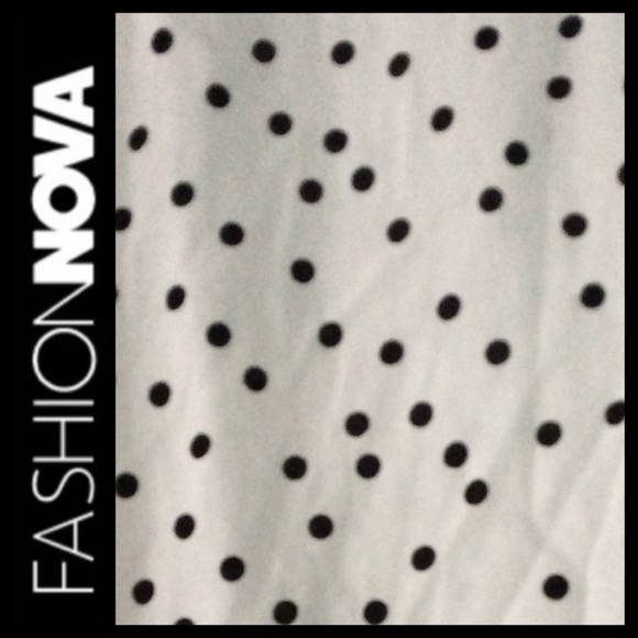 NWT Fashion Nova You Better Work Dot Shirt - Picture 6 of 8